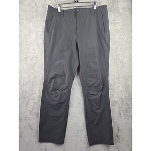 Rohan‎ Escapers Men's Size 34x30 Black Lightweight Multiflex Hiking Trousers UPF